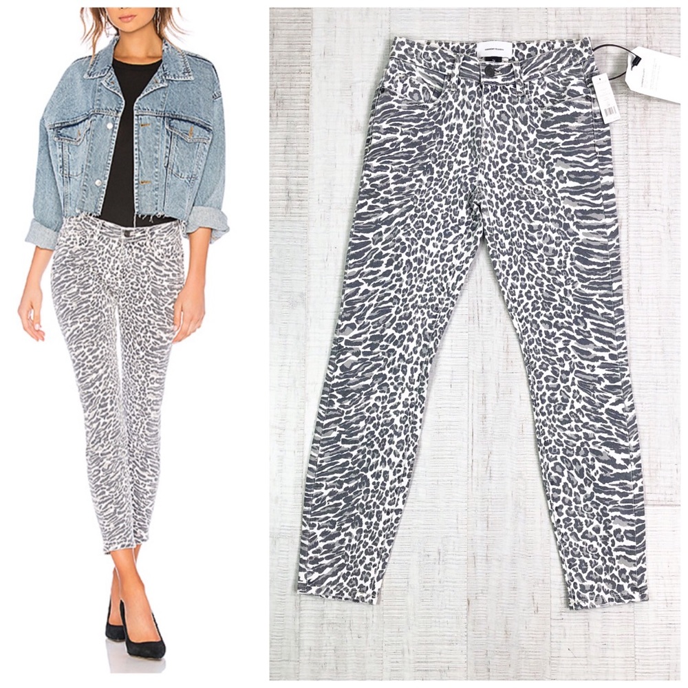 Current Elliott Jeans The Stiletto Skinny Animal